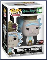 Rick with Crown from Rick and Morty - Pop! Vinyl Figures manufactured by Funko [Front]