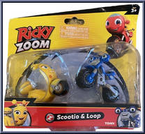 Scootio & Loop from Ricky Zoom - Basic Series manufactured by Tomy [Front]