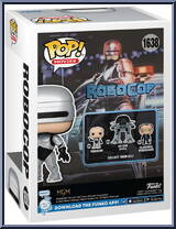 Robocop (Helmet) (Metallic) from Robocop - Pop! Vinyl Figures manufactured by Funko [Back]
