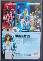 Lisa Hayes from Robotech Macross - Series 2 manufactured by Toynami [Back]