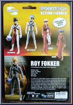Roy Fokker from Robotech Macross - Series 1 manufactured by Toynami [Back]