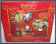 Musicians: Tall Elf Bass & Hermey Xylophone from Rudolph - Boxed Action Figures manufactured by Forever Fun [Back]
