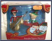 Musicians: Tall Elf Bass & Hermey Xylophone from Rudolph - Boxed Action Figures manufactured by Forever Fun [Front]