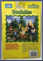 Ernie from Sesame Street - Bendables manufactured by Child Dimension [Back]