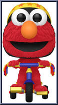 Elmo on Trike (Flocked) from Sesame Street - Pop! Rides manufactured by Funko [Loose]