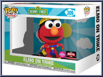 Elmo on Trike (Flocked) from Sesame Street - Pop! Rides manufactured by Funko [Front]