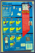 Shaquille O'Neal (Magic) (Rookie of the Year) from Shaq Attack - Figure and Hoop manufactured by Kenner [Back]
