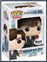Sherlock with Apple from Sherlock - Pop! Vinyl Figures manufactured by Funko [Front]