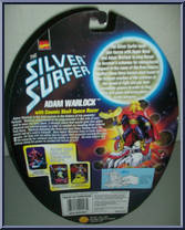Adam Warlock from Silver Surfer - Space Racers manufactured by Toy Biz [Back]