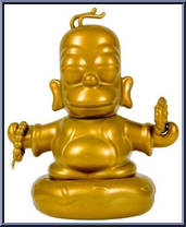 Homer (on Donut) from Simpsons - Mini manufactured by Kidrobot [Loose]
