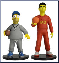 Yao Ming / Homer Simpson (Coach) Action Figure