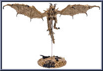 Alduin (Gold) from Skyrim - Basic Series manufactured by McFarlane [Loose]
