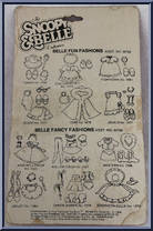 Tennis from Snoopy & Belle - Belle Outfits manufactured by Knickerbocker [Back]