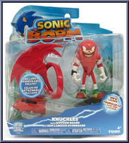 Knuckles (with Ripcord Board) from Sonic Boom - 3" Scale manufactured by Tomy [Front]
