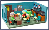 Cartman, Kyle & Mr. Garrison & Classroom Action Figure