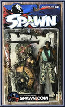 Al Simmons (Blue Camo) from Spawn - Series 17 - Spawn Classic manufactured by McFarlane [Front]