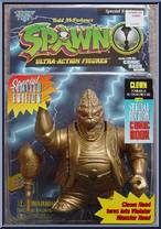 Clown from Spawn - Special Edition (Gold Kay Bee Exclusives) manufactured by McFarlane [Front]