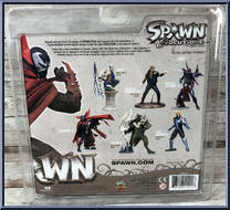 Spawn 9 from Spawn - Series 29 - Evolutions manufactured by McFarlane [Back]
