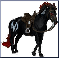 Bloodaxe (Horse) (Dark Ages) from Spawn (2020 Series) - Basic Series manufactured by McFarlane [Loose]