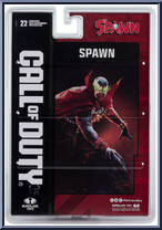 Spawn (Gold Label) from Spawn (2020 Series) - Call of Duty manufactured by McFarlane Toys [Back]