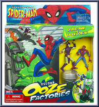 Spider-Man vs Green Goblin from Spectacular Spider-Man (Animated) - Oscorp Ooze Factories manufactured by Hasbro [Front]