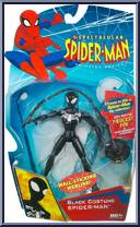 Spider-Man (Black Costume) (Wall-Sticking Webline) Action Figure