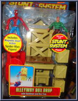 Alleway Box Drop from Spider-Man (2000) - Stunt System - Series 3 manufactured by Toy Biz [Front]
