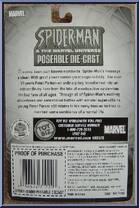 Punisher from Spider-Man (2000) - Marvel Universe Die-Cast manufactured by Toy Biz [Back]