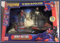 Heavy Hitters Spider-Man vs. Venom from Spider-Man (2000) - Multi-Packs manufactured by Toy Biz [Front]