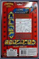 Lizard from Spider-Man (2000) - Shape Shifters - 2002 manufactured by Toy Biz [Back]