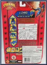 Lizard from Spider-Man (2000) - Shape Shifters - 2002 manufactured by Toy Biz [Back]
