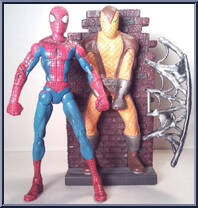 Peter Parker (Spider-Man) from Spider-Man (2000) - Series  7 manufactured by Toy Biz [Loose]