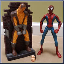 Peter Parker (Spider-Man) from Spider-Man (2000) - Series  7 manufactured by Toy Biz [Loose]