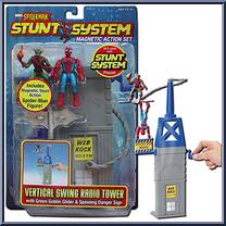 Vertical Swing Radio Tower from Spider-Man (2000) - Stunt System - Series 1 manufactured by Toy Biz [Loose]