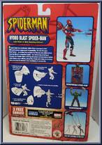 Spider-Man (Hydro Blast) from Spider-Man (2000) - Series 12 manufactured by Toy Biz [Back]
