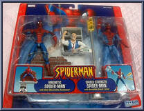 Spider-Man (Magnetic) / Spider-Man (Spider-Strength) from Spider-Man (2000) - Multi-Packs manufactured by Toy Biz [Front]