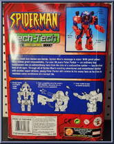 Spider-Man from Spider-Man (2000) - Mech Tech Battle Armor manufactured by Toy Biz [Back]