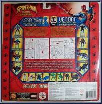 Spider-Man (Spider-Sense) & Venom from Spider-Man (2000) - Shape Shifters - 2002 manufactured by Toy Biz [Back]
