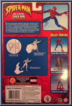 Spider-Man (Web Climbing) from Spider-Man (2000) - Series  2 manufactured by Toy Biz [Back]