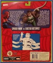 Spider-Man vs Doctor Octopus from Spider-Man (2000) - Classic Clashes manufactured by Toy Biz [Back]