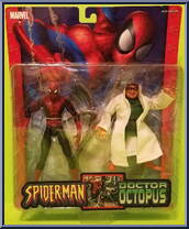 Spider-Man vs Doctor Octopus from Spider-Man (2000) - Classic Clashes manufactured by Toy Biz [Front]