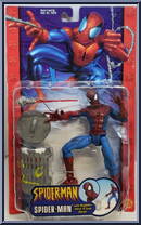 Spider-Man (Magnetic Shoot & Grab) from Spider-Man (2000) - Series  7 manufactured by Toy Biz [Front]
