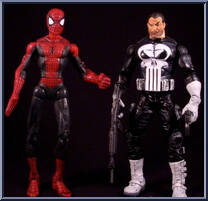 Spider-Man vs Punisher from Spider-Man (2000) - Classic Clashes manufactured by Toy Biz [Loose]