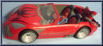 Spider Glider Car (Red) (with Spider-Man) from Spider-Man 2 - Movie - Accessories manufactured by Toy Biz [Loose]