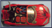 Spider Glider Car (Red) (with Spider-Man) from Spider-Man 2 - Movie - Accessories manufactured by Toy Biz [Loose]