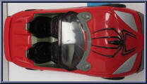 Spider Glider Car (Red) (with Spider-Man) from Spider-Man 2 - Movie - Accessories manufactured by Toy Biz [Loose]
