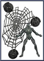 Spider-Man (Black Costume / Super Articulated) from Spider-Man 3 - Movie - Basic Series manufactured by Hasbro [Loose]