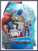 Spider-Man vs New Goblin from Spider-Man 3 - Movie - Ooze Attack manufactured by Hasbro [Front]