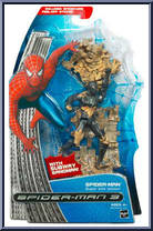 Spider-Man (Black Costume / Super Kick) from Spider-Man 3 - Movie - Basic Series manufactured by Hasbro [Front]
