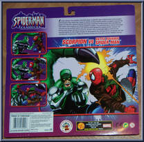 Spider-Man (Battle Ravaged) vs Scorpion from Spider-Man - Classics - Multi-Packs manufactured by Toy Biz [Back]